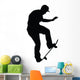 Skateboarding Silhouette Wall Decal