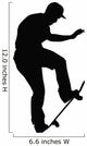 Skateboarding Silhouette Wall Decal