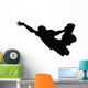 Skateboarding Silhouette Wall Decal