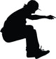 Skateboarding Silhouette Wall Decal