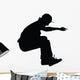 Skateboarding Silhouette Wall Decal