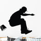 Skateboarding Silhouette Wall Decal