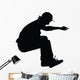 Skateboarding Silhouette Wall Decal