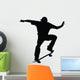 Skateboarding Silhouette Wall Decal
