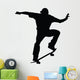 Skateboarding Silhouette Wall Decal