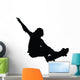 Skateboarding Silhouette Wall Decal