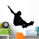 Skateboarding Silhouette Wall Decal
