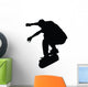Skateboarding Silhouette Wall Decal