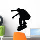 Skateboarding Silhouette Wall Decal