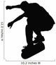 Skateboarding Silhouette Wall Decal