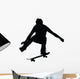 Skateboarding Silhouette Wall Decal