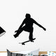 Skateboarding Silhouette Wall Decal