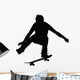 Skateboarding Silhouette Wall Decal