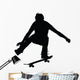 Skateboarding Silhouette Wall Decal