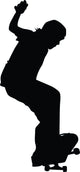 Skateboarding Silhouette Wall Decal
