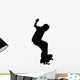 Skateboarding Silhouette Wall Decal