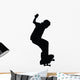 Skateboarding Silhouette Wall Decal