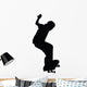 Skateboarding Silhouette Wall Decal
