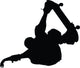Skateboarding Silhouette Wall Decal