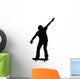 Skateboarding Silhouette Wall Decal