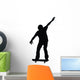 Skateboarding Silhouette Wall Decal