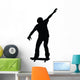 Skateboarding Silhouette Wall Decal