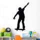Skateboarding Silhouette Wall Decal