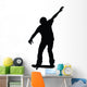 Skateboarding Silhouette Wall Decal