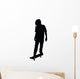 Skateboarding Silhouette Wall Decal