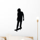 Skateboarding Silhouette Wall Decal