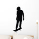 Skateboarding Silhouette Wall Decal