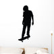 Skateboarding Silhouette Wall Decal