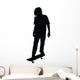 Skateboarding Silhouette Wall Decal