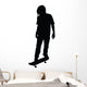 Skateboarding Silhouette Wall Decal