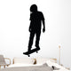 Skateboarding Silhouette Wall Decal