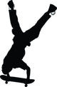 Skateboarding Handstand Wall Decal