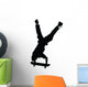 Skateboarding Handstand Wall Decal