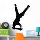 Skateboarding Handstand Wall Decal