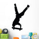 Skateboarding Handstand Wall Decal
