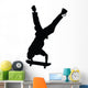 Skateboarding Handstand Wall Decal