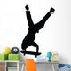 Skateboarding Handstand Wall Decal