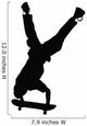 Skateboarding Handstand Wall Decal