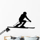 Skiing Silhouette Wall Decal