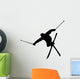 Skiing Silhouette Wall Decal