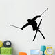 Skiing Silhouette Wall Decal