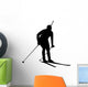 Skiing Silhouette Wall Decal