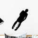 Skiing Silhouette Wall Decal