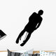 Skiing Silhouette Wall Decal