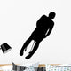 Skiing Silhouette Wall Decal