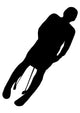 Skiing Silhouette Wall Decal